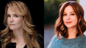 Lea Thompson and Stacey Farber star in "The Spencer Sisters," shooting in Manitoba this month. 