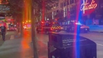 Multiple people were taken to hospital with serious injuries after a violent incident that drew a massive police presence to downtown Vancouver's main entertainment district Saturday night. (CTV)