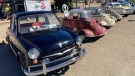 Microcars on display at the Downtown Farmer's Market. (Brandon Lynch/CTV News Edmonton)