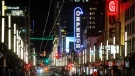 The Granville Entertainment District in downtown Vancouver is seen in March 2021. THE CANADIAN PRESS/Darryl Dyck