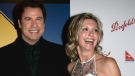 John Travolta, left, and Olivia Newton-John arrive at the The Penfolds Icon Gala Dinner in Los Angeles on Jan. 14, 2006. (AP Photo/Branimir Kvartuc, File)