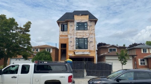 Michael Lanni's massive Richmond Hill home has left some of his neighbours on edge. (CTV News Toronto/Sean Leathong)
