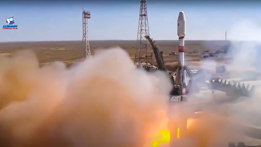 Russian rocket with Iranian Khayyam satellite