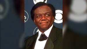 FILE - Songwriter/producer Lamont Dozier appears at the 40th Annual Grammy Awards in New York on Feb. 25, 1998. (AP Photo/Richard Drew, File)