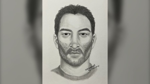 Investigators have released a sketch of a man suspected of sexual assault in La Ronge. (RCMP)