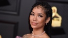 Jhene Aiko arrives at the 63rd annual Grammy Awards at the Los Angeles Convention Center on Sunday, March 14, 2021. Two Ontario music festivals spiralled into disarray over the weekend, leaving concertgoers fuming and calling for refunds. THE CANADIAN PRESS/AP-Photo by Jordan Strauss/Invision/AP