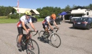 A team of cyclists making their way across Canada to raise awareness for Parkinson’s disease made a stop in Sault Ste. Marie this week. (Mike McDonald)