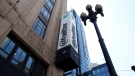 A sign is pictured outside the Twitter headquarters in San Francisco, Monday, April 25, 2022. (AP Photo/Jed Jacobsohn, File)