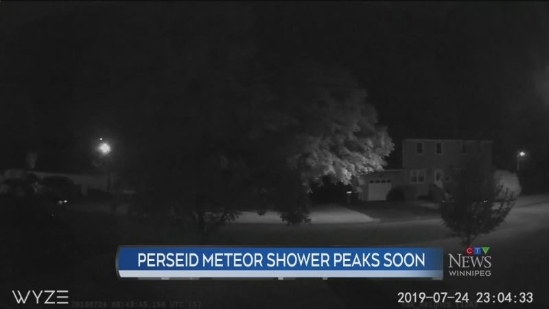 Peak of Perseid meteor shower coming