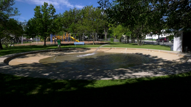 The current wading pool at Crescentwood Community Centre will be replaced by a spray pad and new playground. (Source: CTV News)