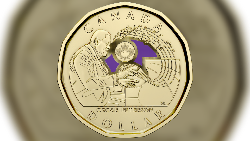 Oscar Peterson coin