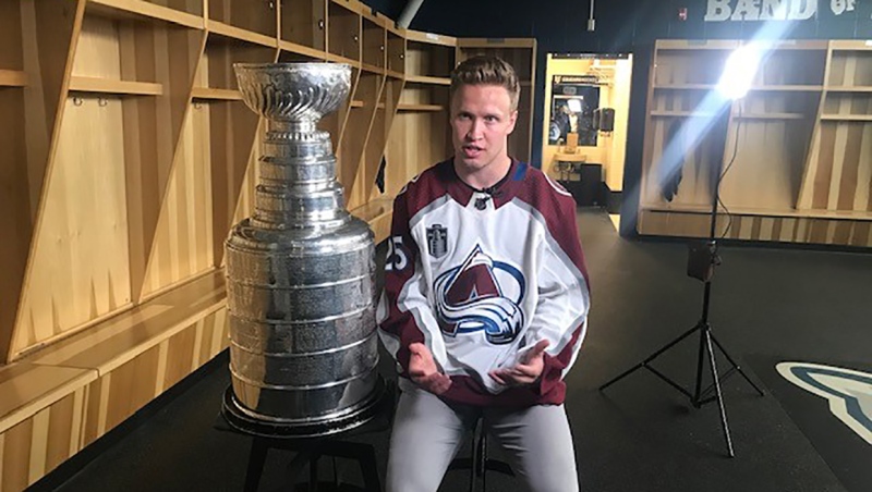 For his day with the Stanley Cup, Logan O'Connor thought it was rather fitting to bring it back to the rink he played so many games in.