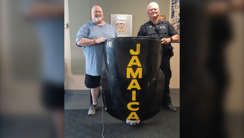 They say officers had been looking for the sled, valued at about $10,000, and finally found part of it in northeast Calgary after receiving a recent tip from the public.