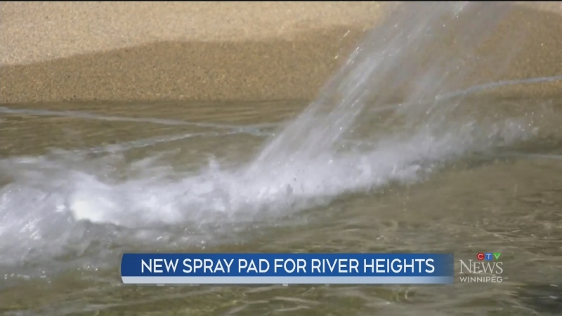 New spray pad in River Heights