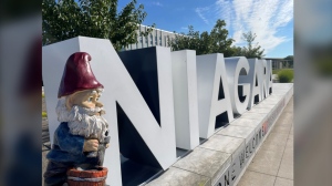 Mac the Gnome has arrived at the 2022 Canada Games. (Courtesy: Bruce Macfarlane)