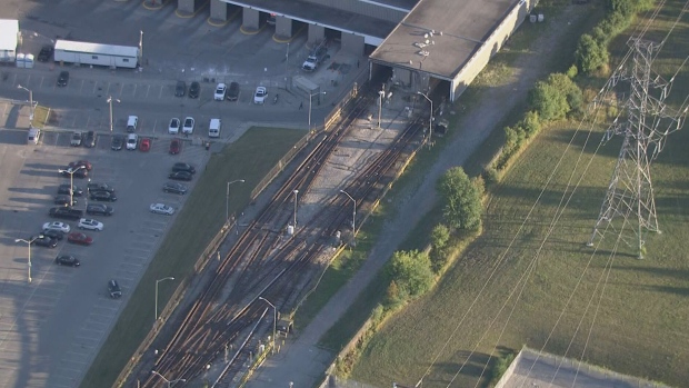 A four-year-old girl has safely been reunited with her family after a close call with a TTC train at Warden Station overnight. 