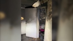 A Saskatoon Fire Department investigator determined a fire in the 500 block of Avenue W South started in a small storage room. (Saskatoon Fire Department)