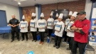The graduation ceremony for students in the Food Services Training Program at the Ottawa Mission. (Dave Charbonneau/CTV News Ottawa)
