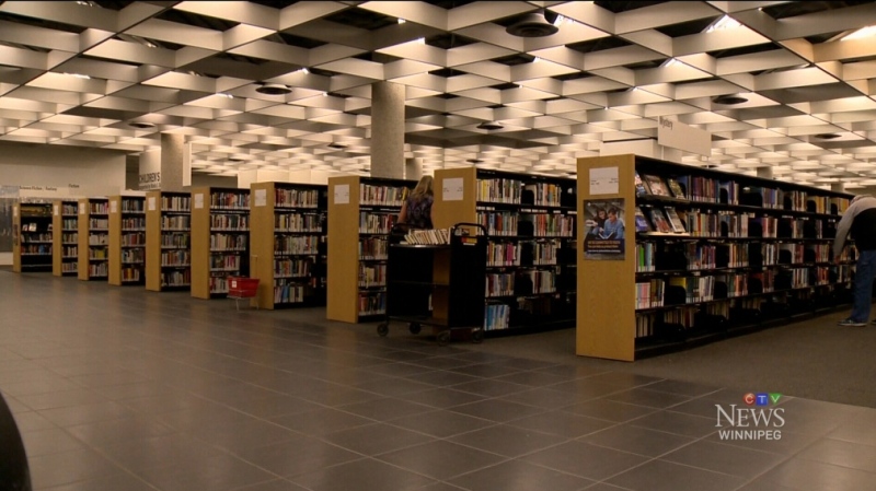 Each of the four floors of the Millennium Library will be closed for renovations starting Monday (Source: CTV News Winnipeg)