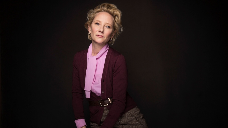 Actress Anne Heche poses for a portrait to promote the film, "The Last Word" during the Sundance Film Festival in Park City, Utah on Jan. 23, 2017. (Photo by Taylor Jewell/Invision/AP, File) 