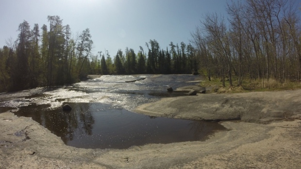 Pine Point Rapids in Whiteshell Provincial Park from May 2018. (Source: Josh Crabb/CTV News)