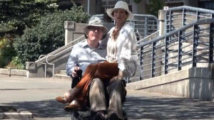 B.C. couple keeps up romantic dates with wheelchai