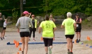 Dozens of running enthusiasts in Timmins took to Hersey Lake Conservation Area for the local running club's first Beary Blue Trail Half Marathon. (Sergio Arangio/CTV News Northern Ontario)