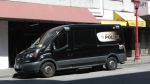 A Vancouver Police Department van is parked near Main and Keefer streets on Sunday, Aug, 14, 2022. 