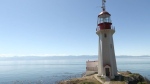 The Sheringham Point Lighthouse in Sooke, B.C., is pictured. (CTV News)