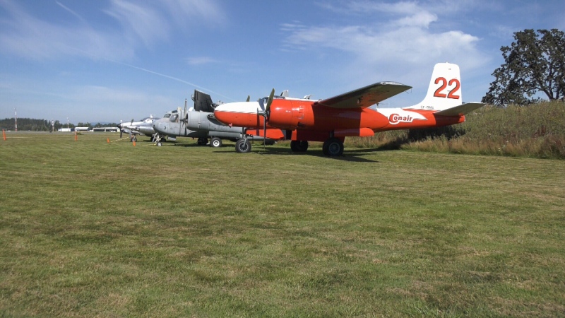 Aircraft at the BC Aviation Museum are shown. (CTV News)