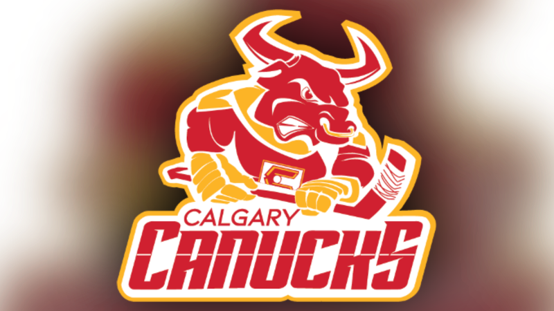The AJHL's Calgary Canucks logo can be seen in an undated photo. (Calgary Canucks)