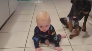 A mother from Florida shared an adorable video of 
