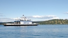 A BC Ferries vessel is seen travelling between Campbell River and Quadra Island. April 20, 2012. (iStock)
