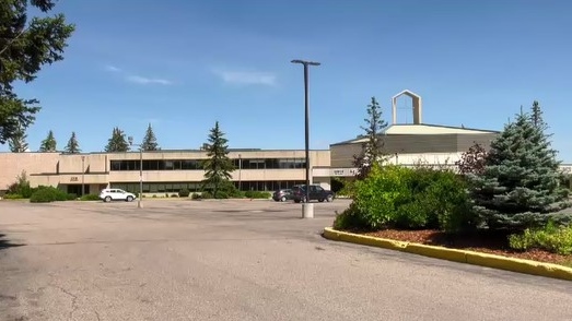 Grace Christian School was renting a portion of Forest Grove Community Church. Its lease was terminated following widespread abuse allegations connected to the school. (Dan Shingoose/ CTV News)