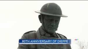 Honouring 80th anniversary of Dieppe