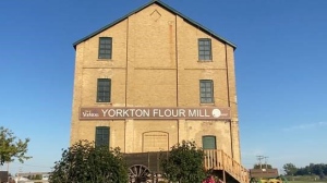 Yorkton's flour mill opened to the public on Tuesday. (Stacey Hein / CTV News)