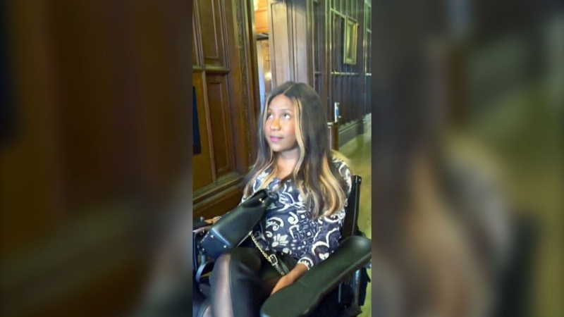 In her "Access by Tay Accessibility Review" videos, Taylor Lindsay-Noel visits popular Toronto restaurants and offers her review of the food and service, as well as how accessible the establishment is for those with disabilities. (accessbytay/TikTok)
