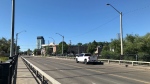 Latta Brige on Jasper Avenue. (Evan Klippenstein/CTV News Edmonton)