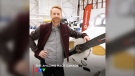 "Amazing Race Canada" host Jon Montgomery is seen at London, Ont.'s Fanshawe College, which was one of the locations featured on an episode that aired on August 16, 2022. (Source: Amazing Race Canada/Twitter)