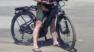 A picture of the stolen e-bike is shown. (Nanaimo RCMP)