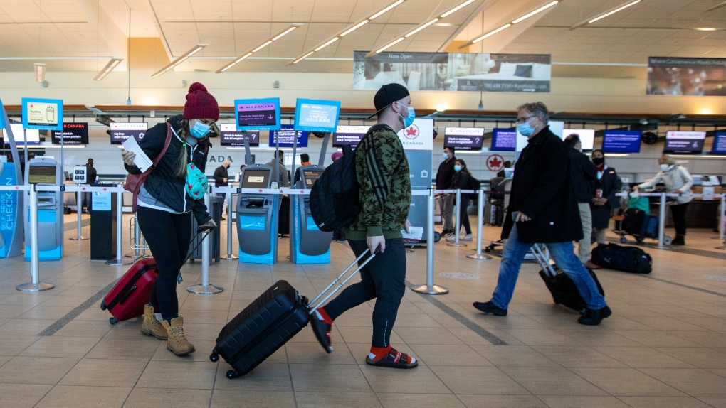 Edmonton International Airport travellers