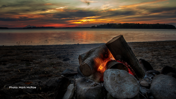 Met a gentleman that that was sitting and enjoying a campfire while watching the sunset in Long Sault. He graciously allowed me to take a photo of his view. (Mark McRae/CTV Viewer)