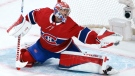 Montreal Canadiens goaltender Carey Price makes a save during second period NHL Stanley Cup playoff hockey action against the Toronto Maple Leafs, in Montreal, Monday, May 24, 2021. THE CANADIAN PRESS/Paul Chiasson
