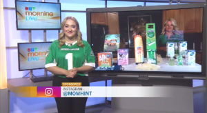 Sherri French with some products to help make the transition back to school easy.