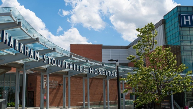 Markham Stouffville Hospital is an acute care community hospital in Ontario. (Credit: Oak Valley Health)