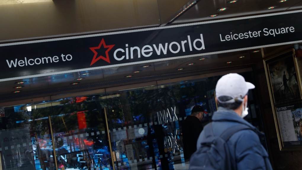 Cineworld cinema in London, in 2020