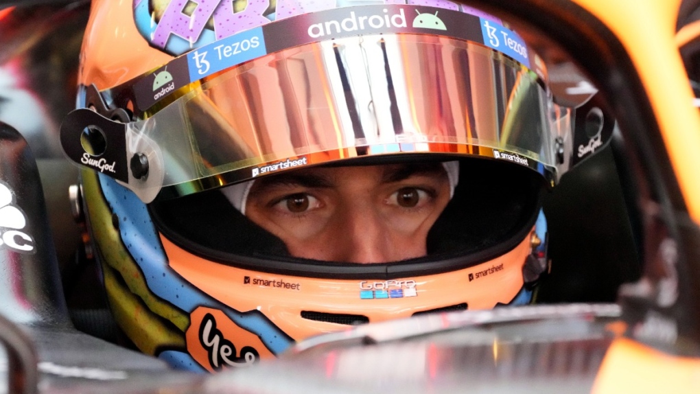 Mclaren driver Daniel Ricciardo in Austria