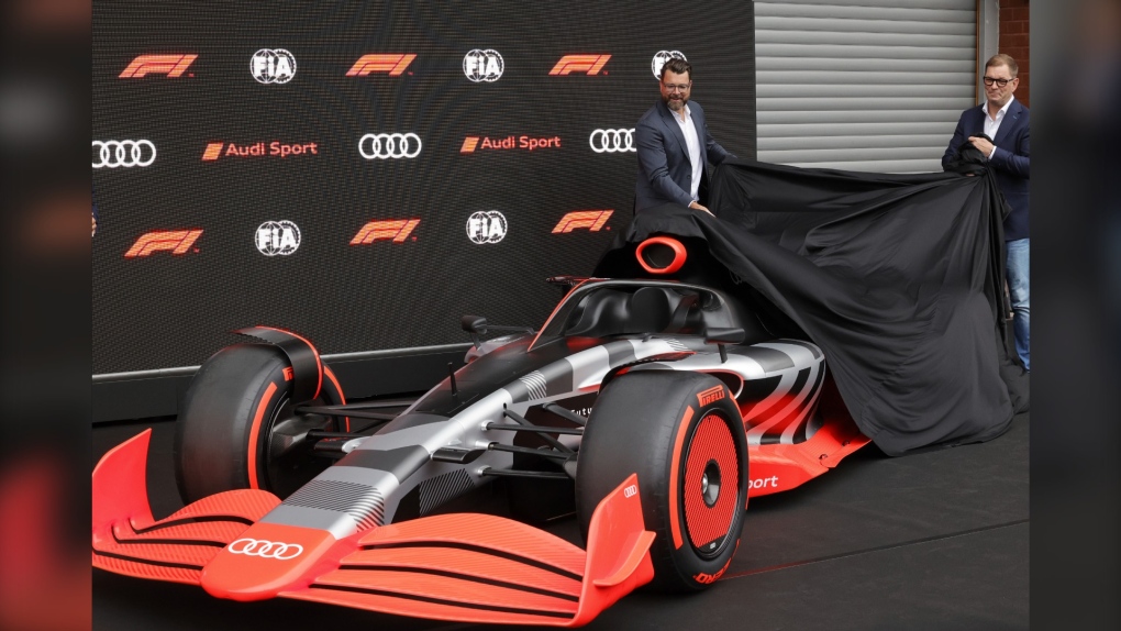 Unveiling the new Audi Formula One race car