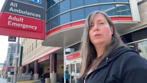 Despite updated visitation policies stating patients can have up to two support people in Manitoba ERs or urgent care centres, Reimer said both she and her friend's father were told they couldn't stay. (Source: CTV News Winnipeg)