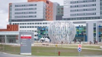The new MUHC super hospital is shown in Montreal, Sunday, April 26, 2015, on its first day of opening. A massive hospital move is underway in Montreal today as patients are being transferred from the Royal Victoria to the newly-built "superhospital." THE CANADIAN PRESS/Graham Hughes